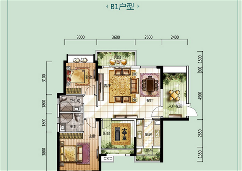 龙光城,龙光城2室2厅0㎡户型图,朝向-惠州凤凰网房产