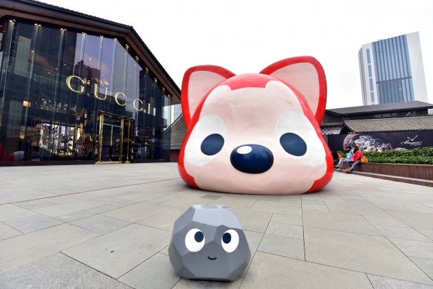 远洋太古里“阿狸·天空下的童话”特展开启 --凤凰房产成都