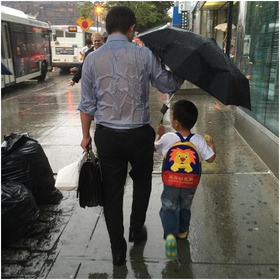 【关于父爱是一把伞为我遮风挡雨的片段】