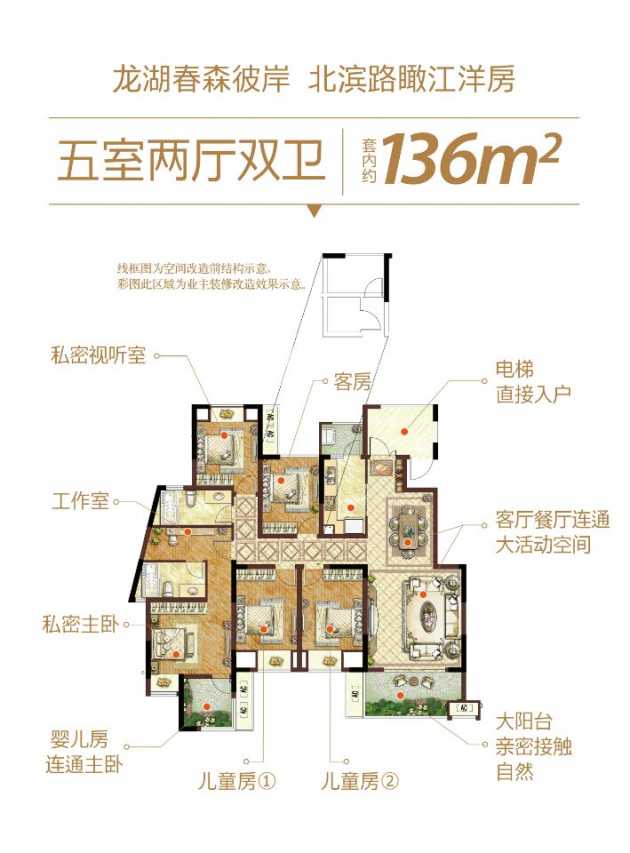 政策让你放心生二孩龙湖春森彼岸户型解读