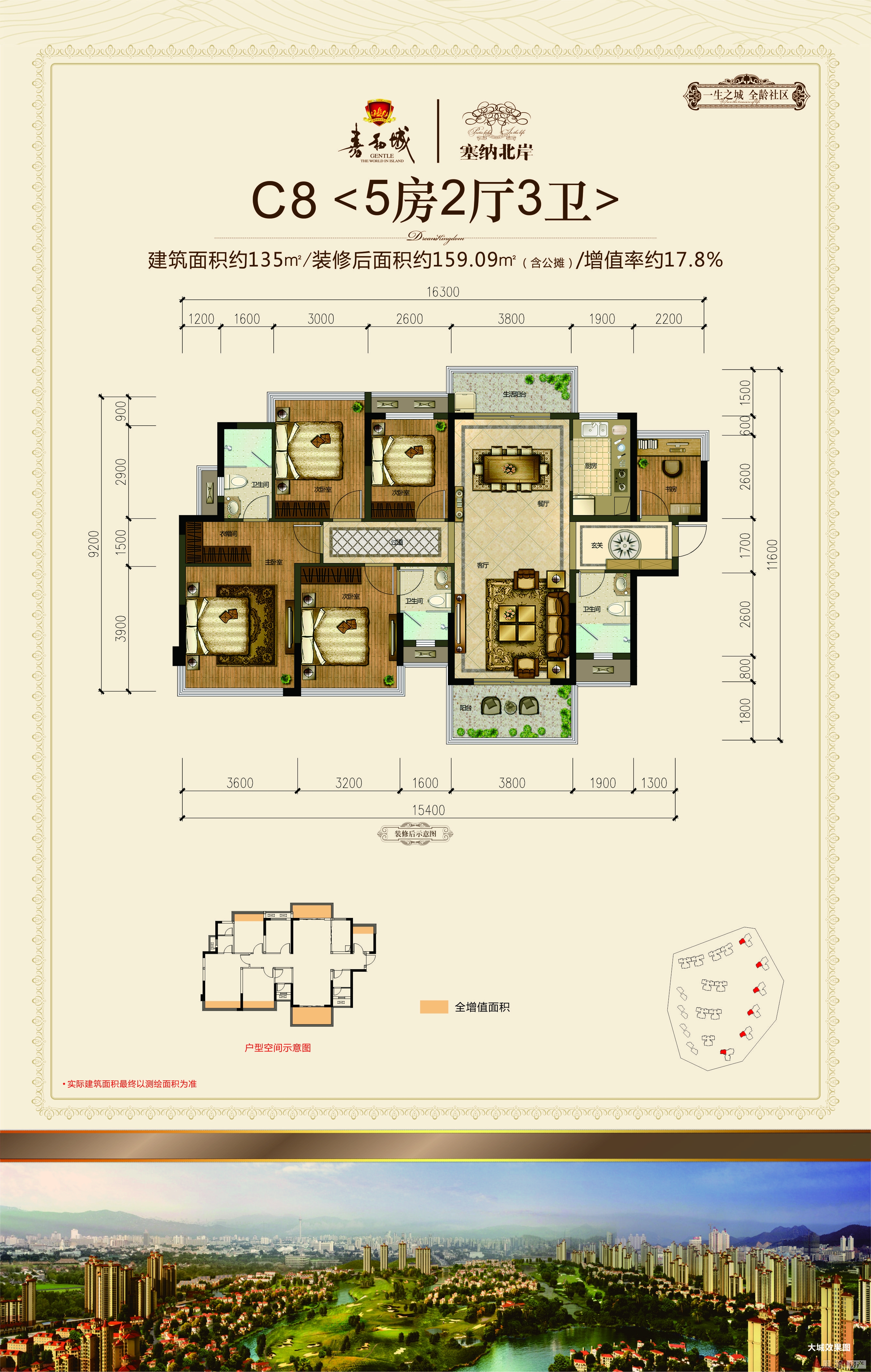 嘉和城 塞纳北岸