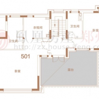洋房S38-2复式501室上层