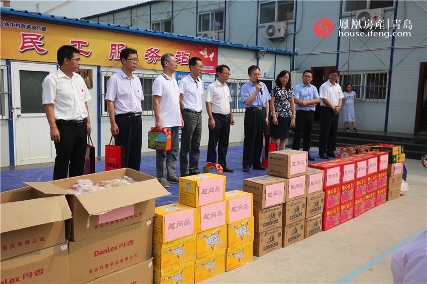 青岛建委建管局深入工地 开展情满中秋慰问活