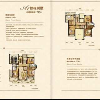 东菱宝石公馆A4独栋别墅717平米