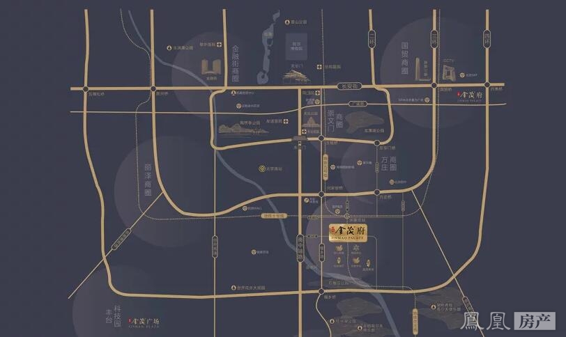 北京金茂府规划图2