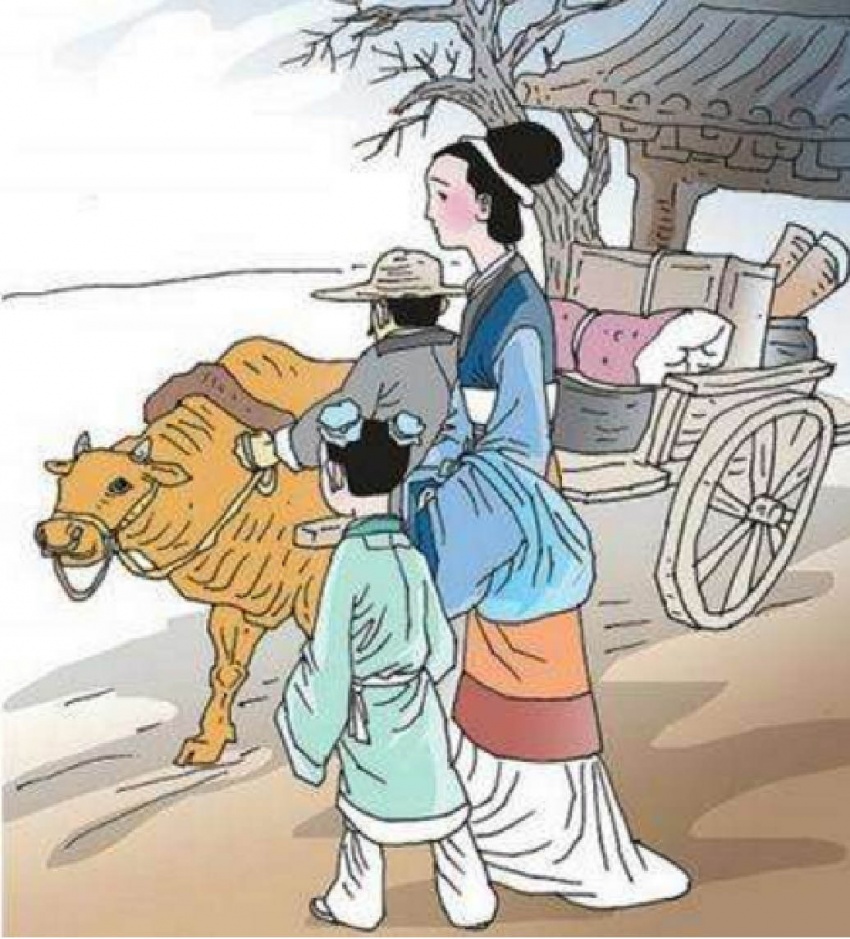 "昔孟母,择邻处.