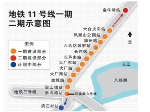 从地铁角度看南京江北新中心逐渐呈现