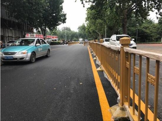 长安金护栏首次亮相 济南火车站东站颜值逆