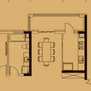 D1【四室两厅两卫】参考建筑面积约：186.4㎡