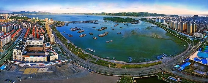 汕尾中心城区的品清湖,是中国之首,亚洲位列第二的滨海泻湖