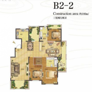 B2-2户型居室