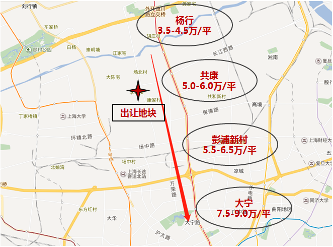 9元/㎡!2018年上海首幅宅地楼板价大幅回落