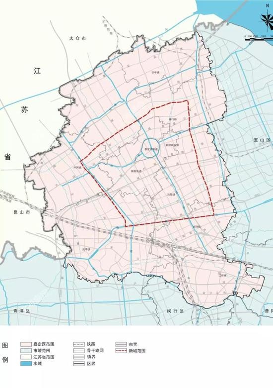 嘉定2035总规公示:协同打造安亭-白鹤-花桥城镇圈