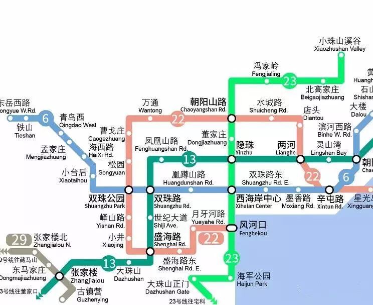 青岛西海岸9条地铁串联多个片区