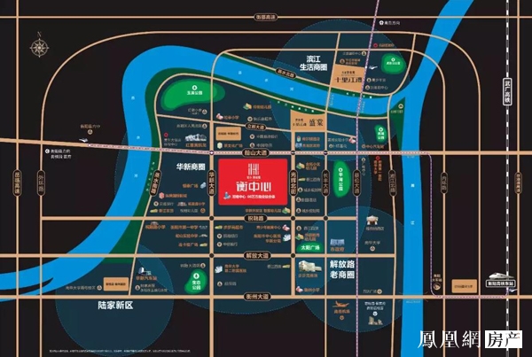 富力碧桂园衡中心规划图