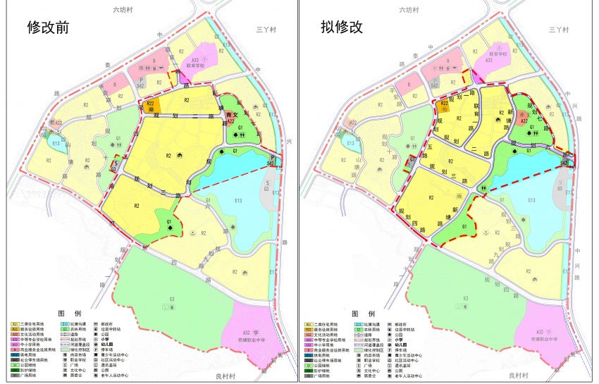 《江门市蓬江区荷塘镇龙雾岗地段控制性详细规划》规划涉及地段内