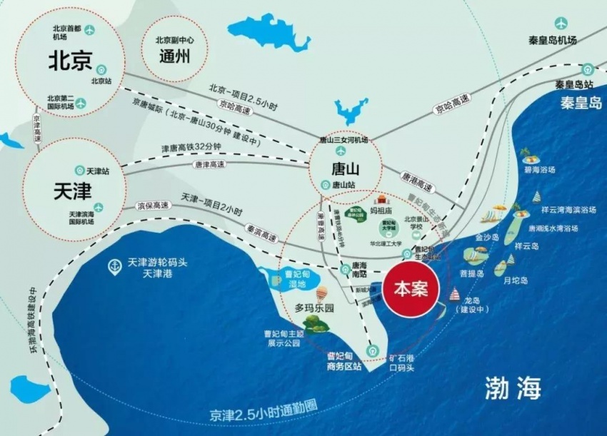 御海天下:百亿拓疆渤海湾区,重塑北中国旅居版图   曹妃甸湿地公园