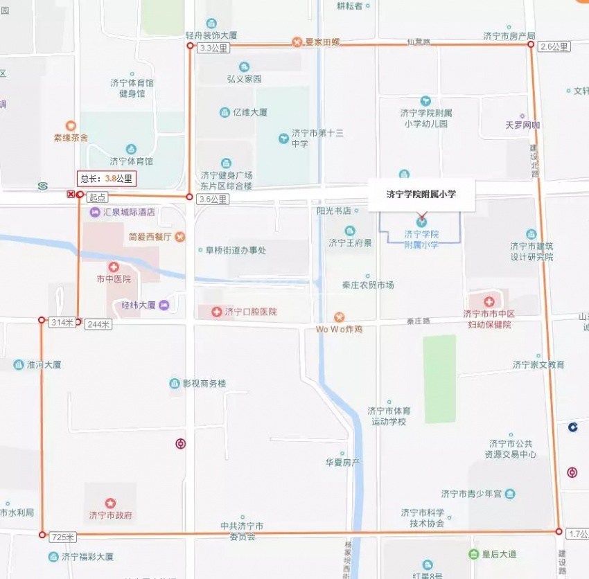 2018年济宁市中小学学区图公布,你家属于哪个学区?