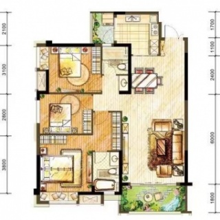 T4-1三室两厅两卫