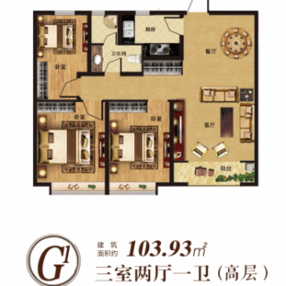 G1户型