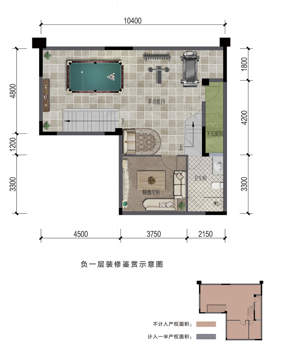 花样年看今朝流水院墅b1户型,花样年看今朝3室2厅0卫+85.65㎡户型图,朝向-成都凤凰网房产