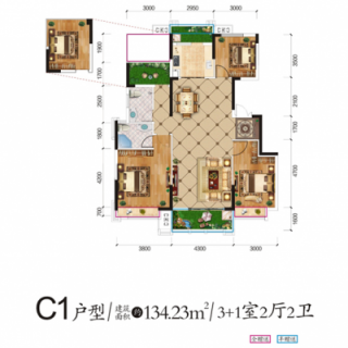 C1户型