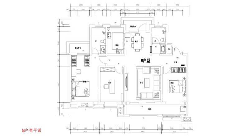 德州楼盘 夏津县楼盘 阳光一品 阳光一品户型 m户型