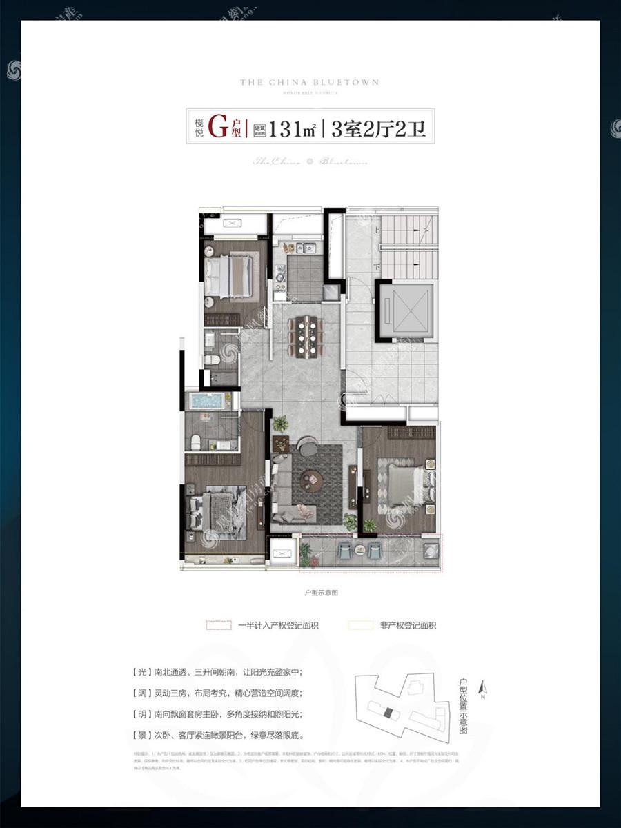 湖州楼盘 安吉县楼盘 蓝城尊园 蓝城尊园户型 > g户型