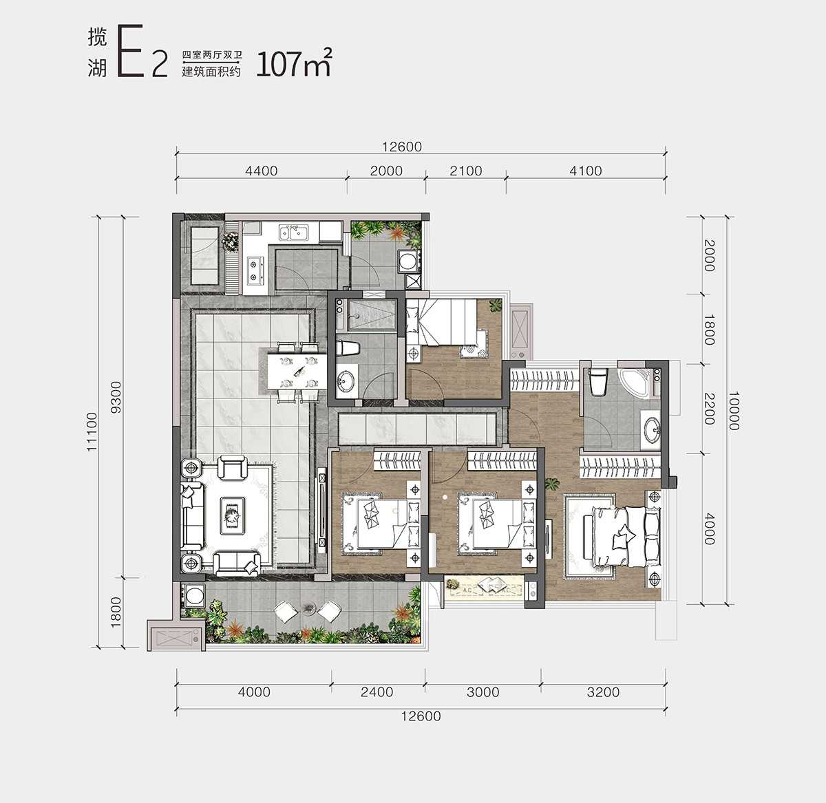 成都川港合作示范园户型图,成都川港合作示范园房型图