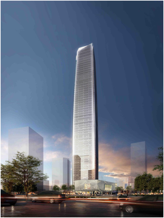 重庆cic天和里国际中心外立面