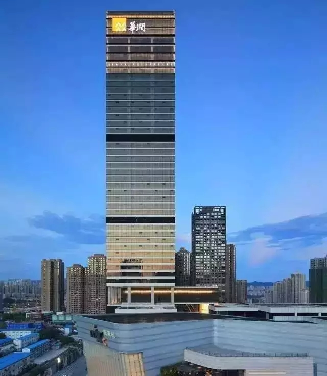 (重庆华润大厦实景图)