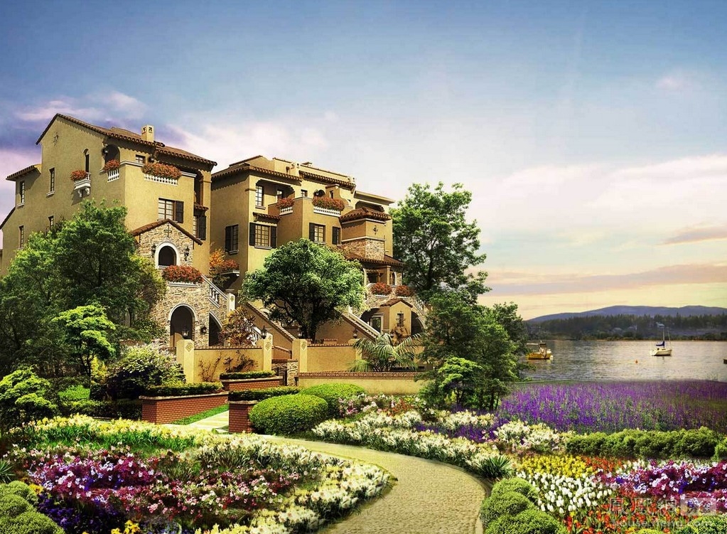 潮白河孔雀城伯顿庄园效果图2