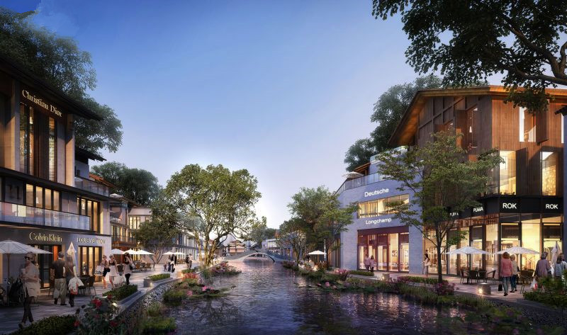 顺景水街动态:温岭顺景水街院落式商业1#-22#楼(1f-3f)在售-台州凤凰