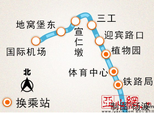 烏魯木齊地鐵1號線鐵路局至機場10月軌道貫通