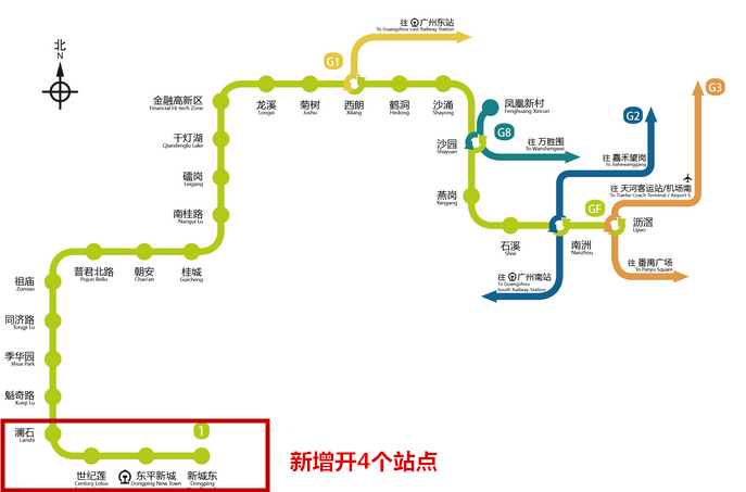 广佛地铁线站点图片