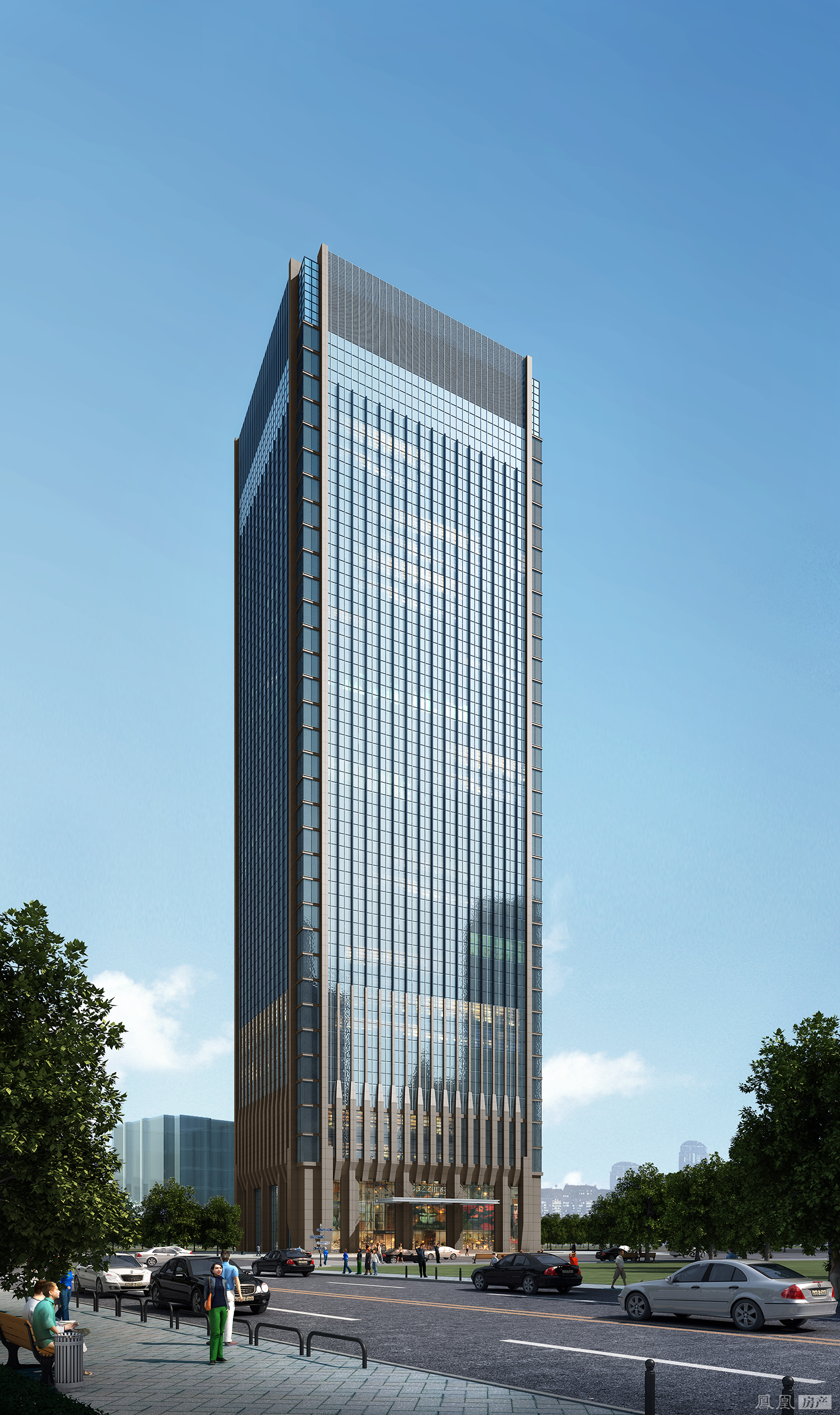 新城建大厦效果图1