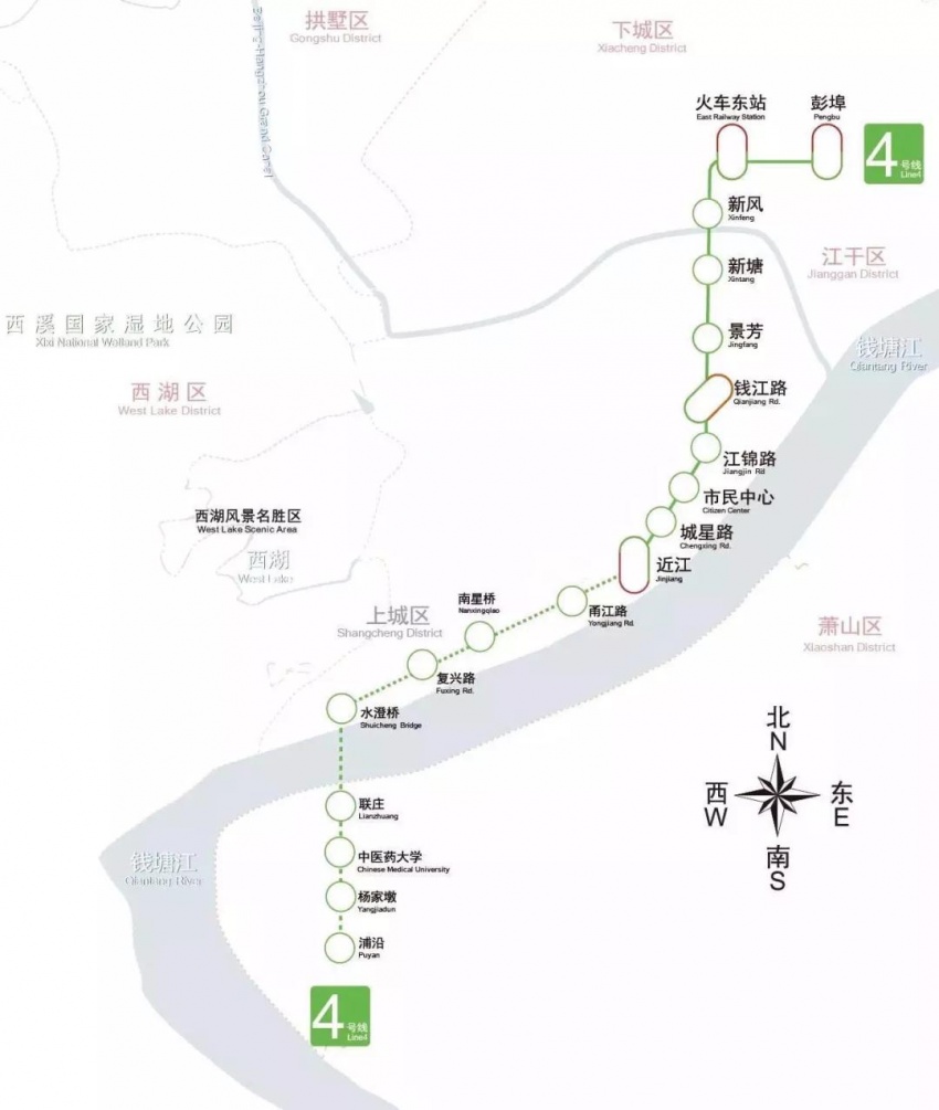 杭州地铁四号线延长线图片