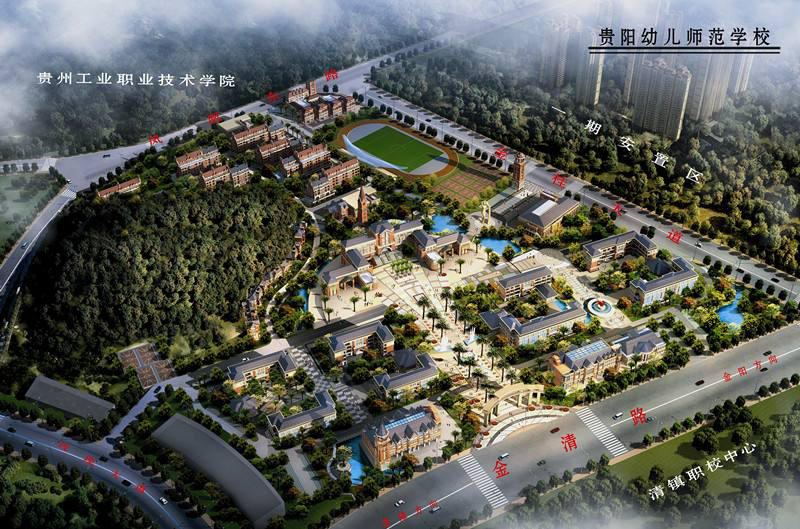 近年来,清镇除了完善交通脉络之外,还吸引了贵铝千亿产业园,职教城