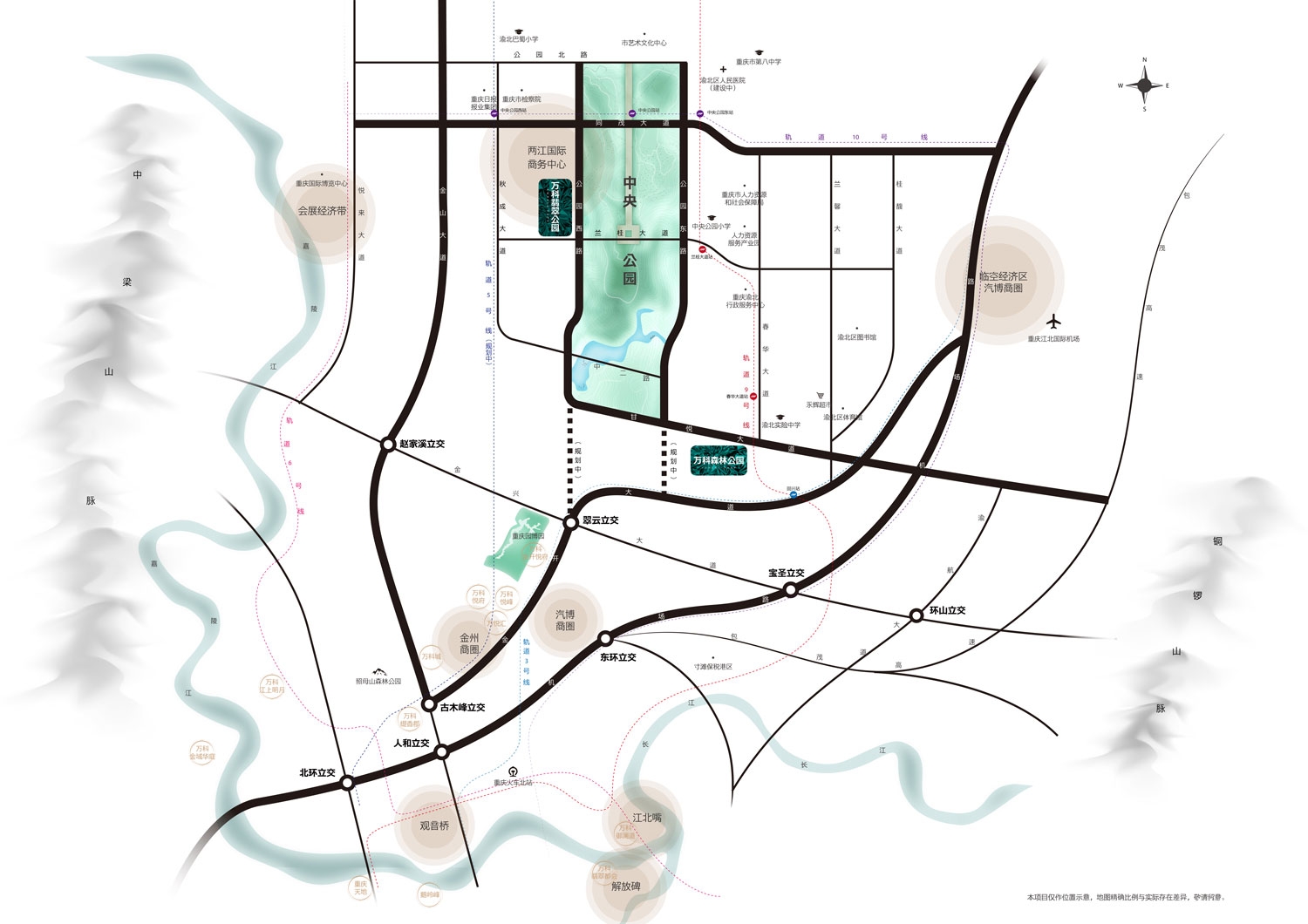 萬科森林公園,萬科森林公園4室2廳128㎡戶型圖,朝向-重慶鳳凰網房產