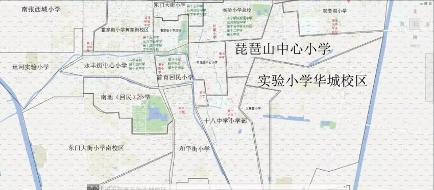 2018年济宁市中小学学区图公布你家属于哪个学区