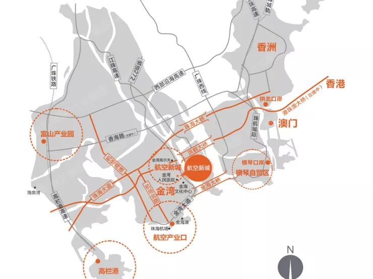 珠海金湾航空城规划图图片