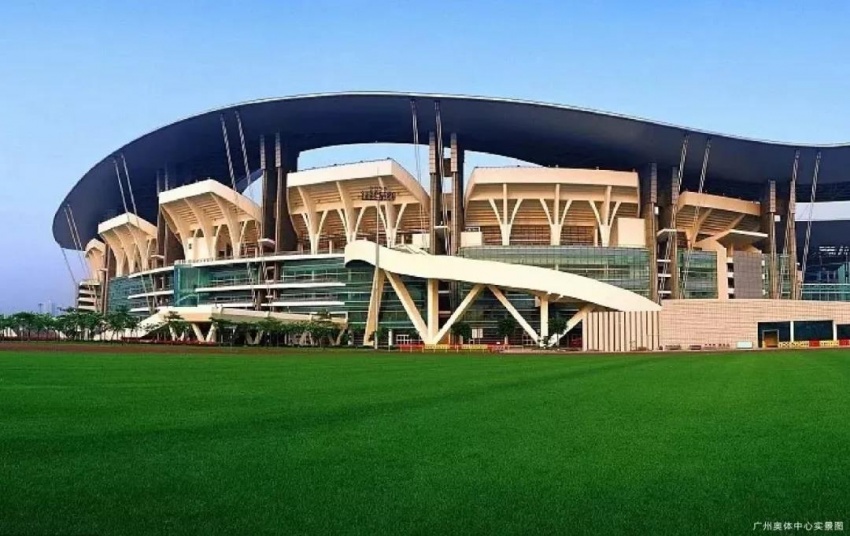 (奥体中心效果图)奥体中心选址于共青河新城,带动区域交通,城市绿化