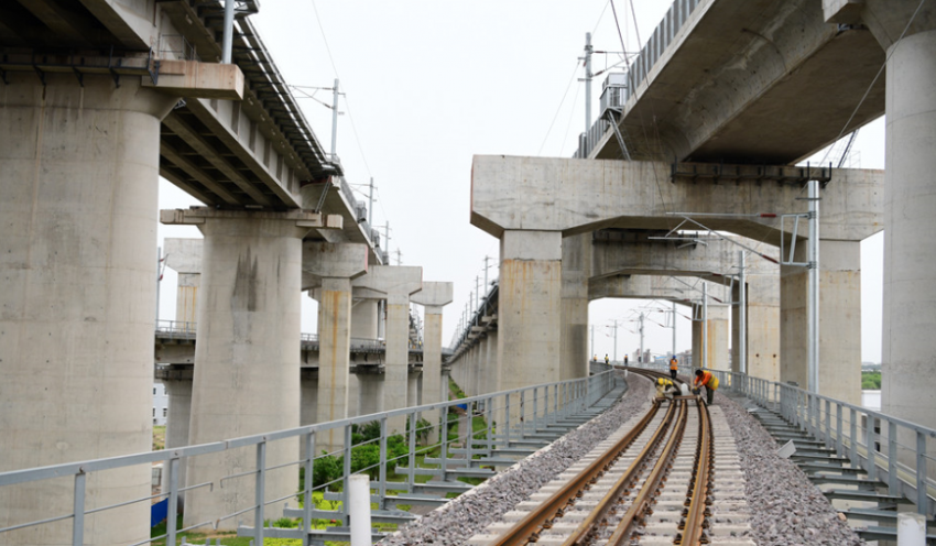 青荣青盐联络线接通 山东沿海铁路通道彻底打通