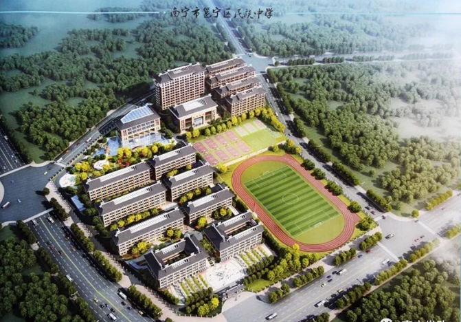 龙岗邕宁区民族中学开工了明年将建成 周边盘房价要涨?