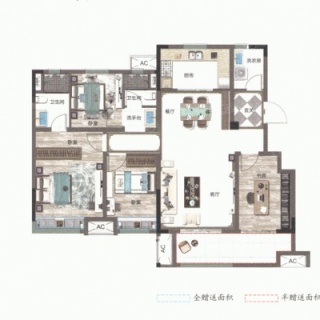 洋房120户型