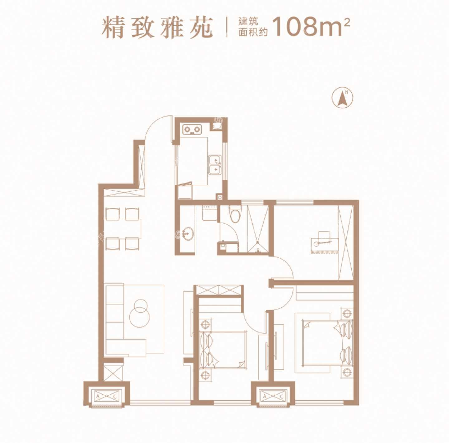 融创鹏辉·玉兰天宸户型图