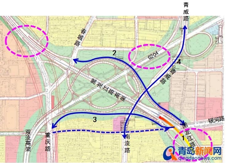 西流高架桥作为开放的 g20线的一部分,桥上拥堵是因为流亭立交桥拥堵