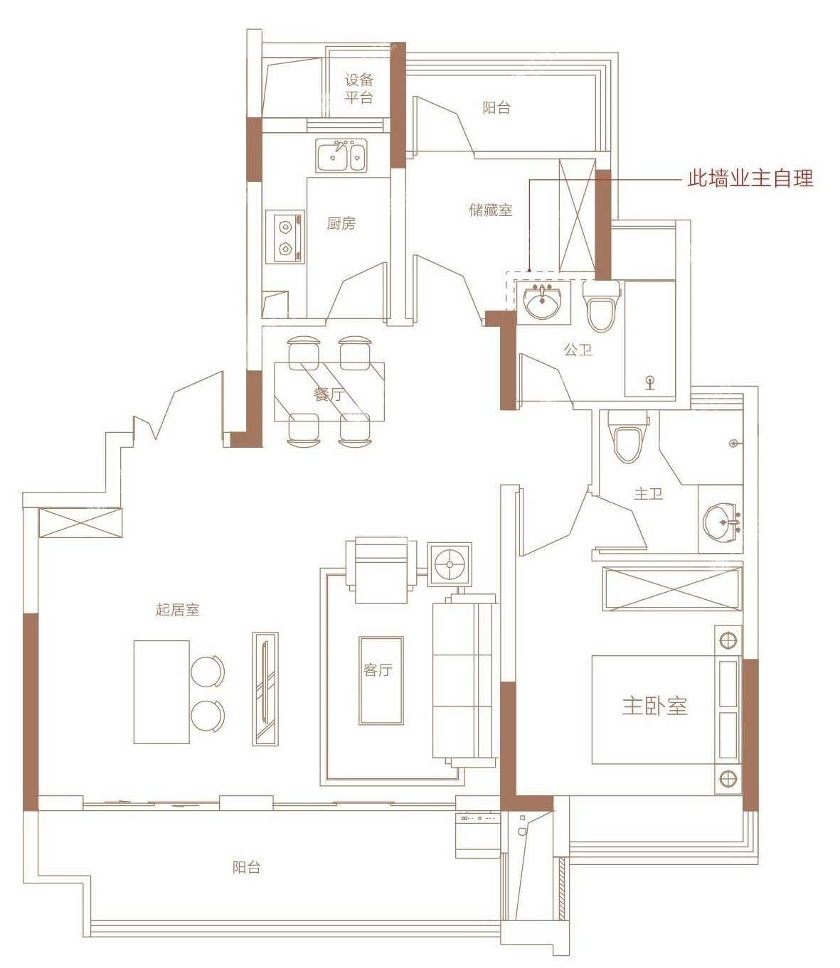 文一锦门云栖新语,文一锦门云栖新语3室2厅95㎡户型图,朝向-合肥凤凰