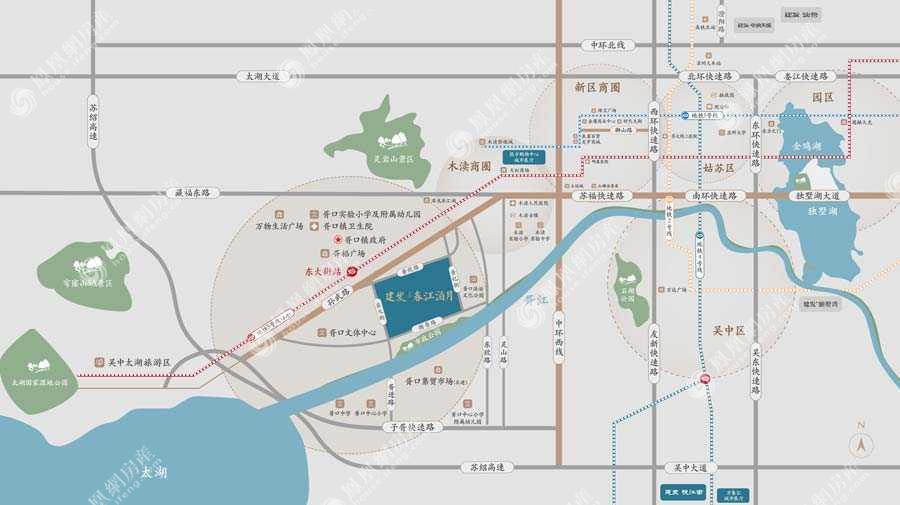 区位图
